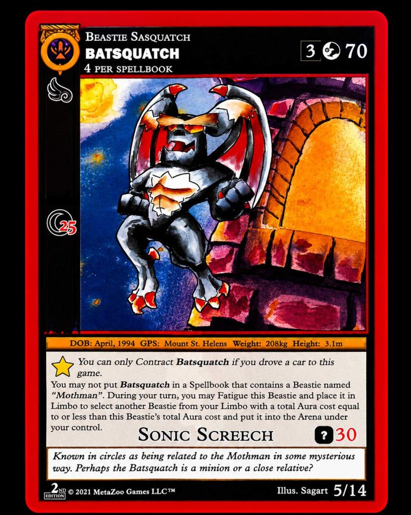 Batsquatch MetaZoo TCG Card