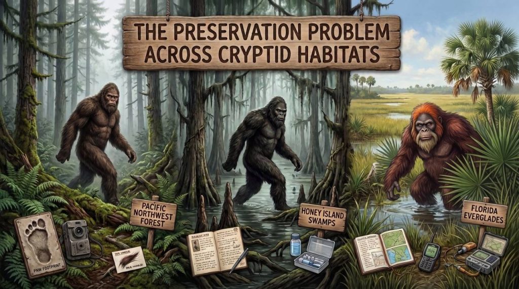 Bigfoot The Evidence Preservation Problem Across Cryptid Habitats