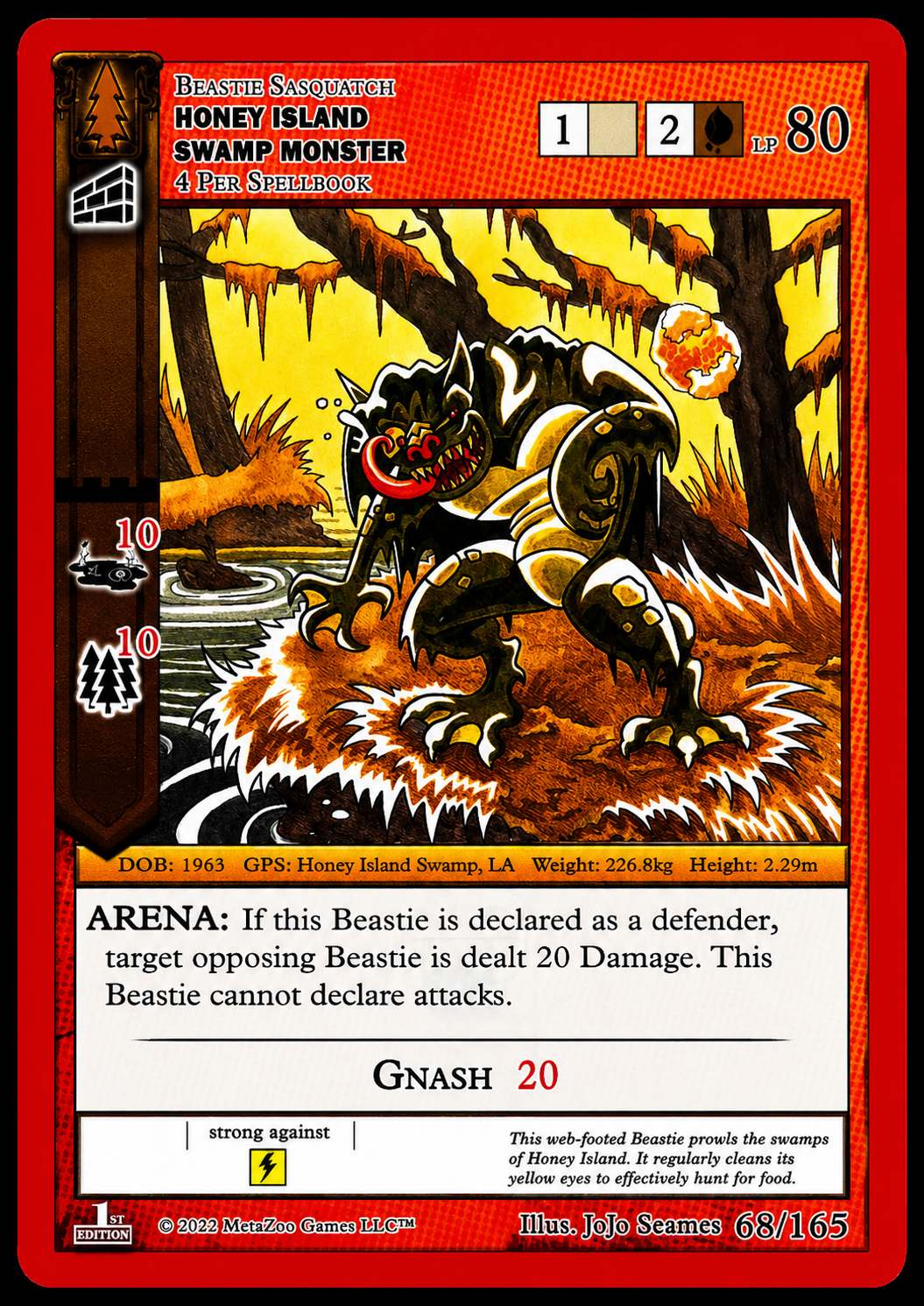 Honey Island Swamp Monster — MetaZoo: Wilderness — 1st Edition