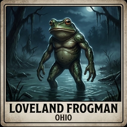 Loveland Frogman Cryptid Encyclopedia Profile