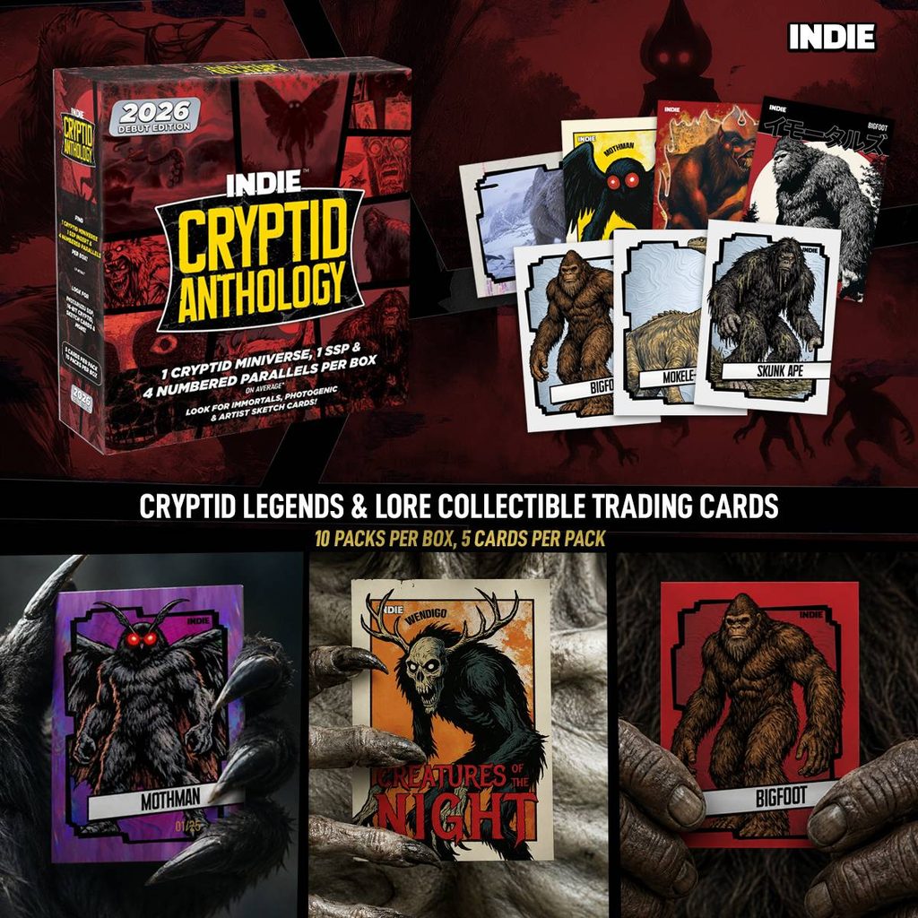 INDIE Cryptid Anthology Trading Card Collector Set