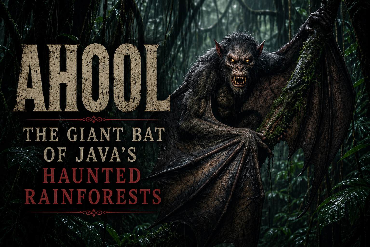 Ahool Cryptid Encyclopedia Profile