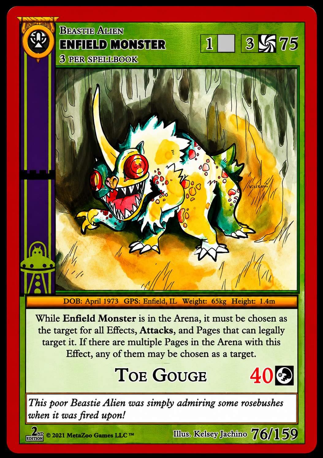 Enfield Monster — MetaZoo: Cryptid Nation — 2nd Edition