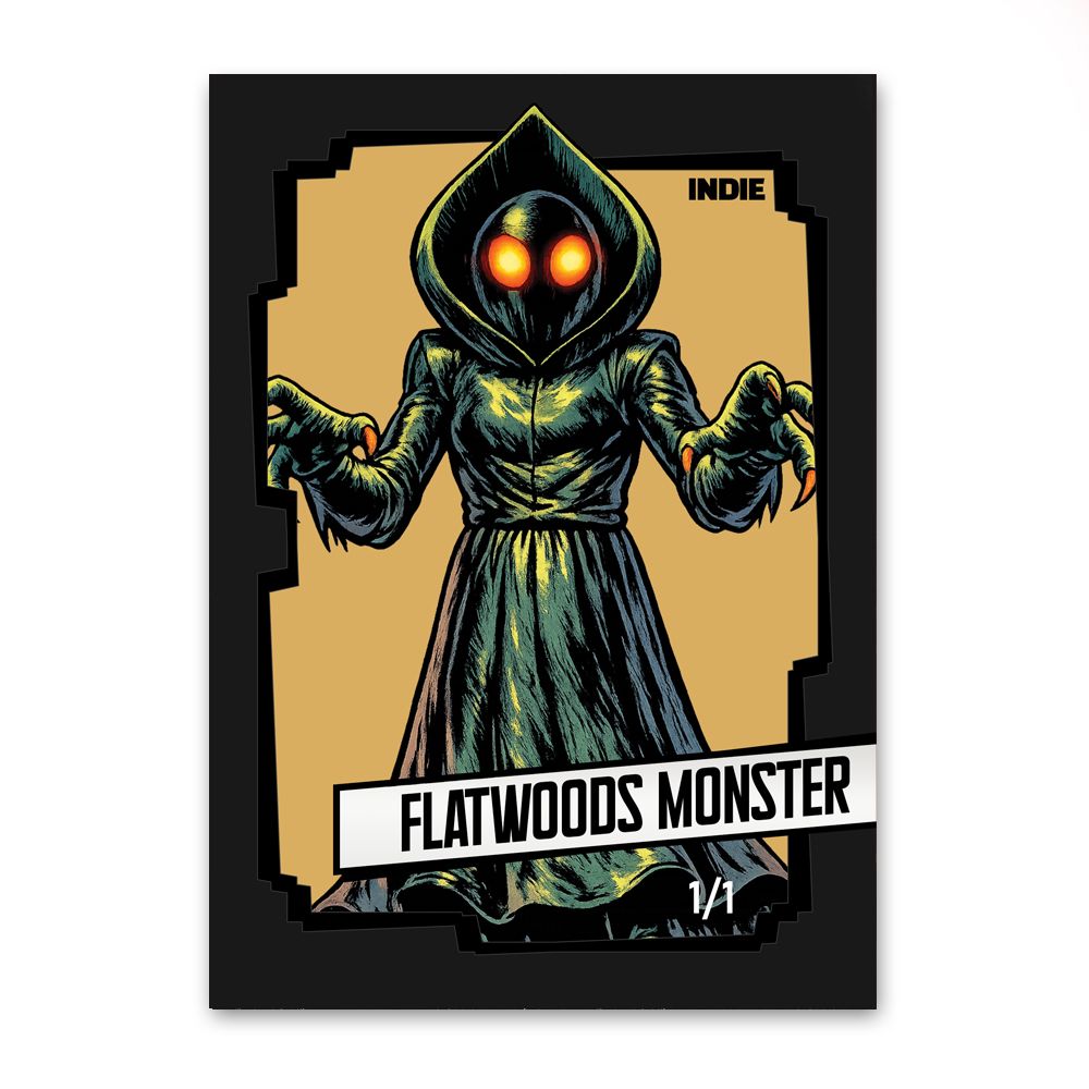 INDIE Cryptids Flatwoods Monster Trading Cards