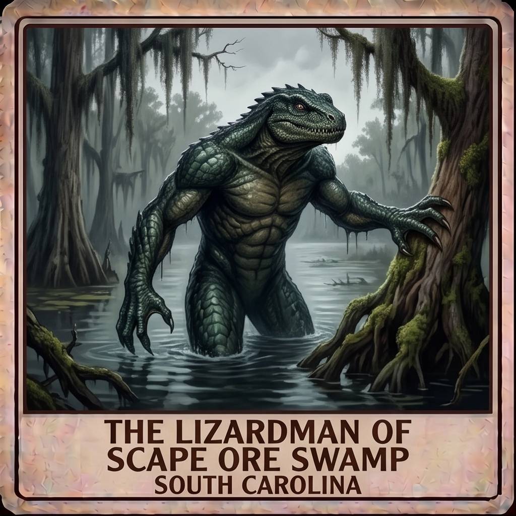 The Lizardman Of Scape Ore Swamp Cryptid Encyclopedia Profile
