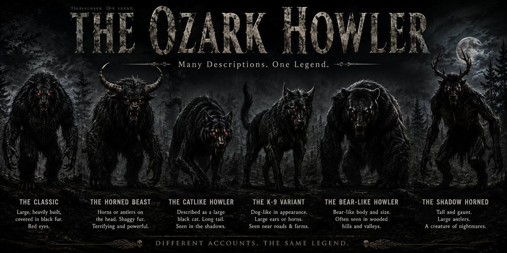 The Ozark Howler Cryptid Encyclopedia Physical Appearance