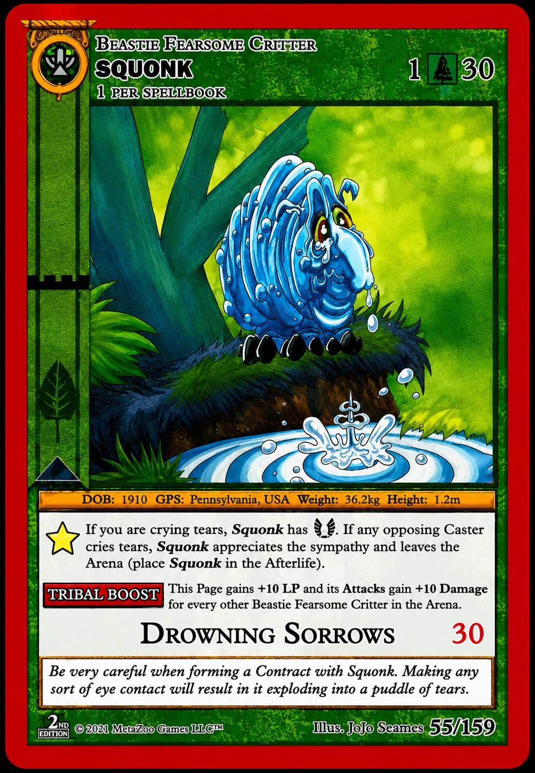 Squonk — MetaZoo: Cryptid Nation — 2nd Edition
