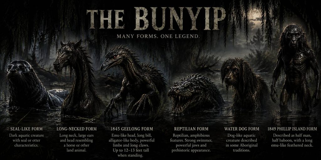 The Bunyip Australia Cryptid Physical Appearance