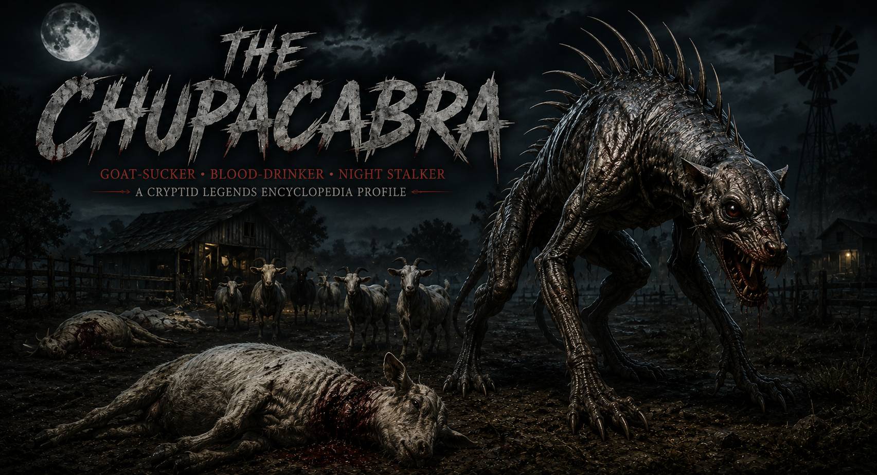The Chupacabra Cryptid Encyclopedia Profile