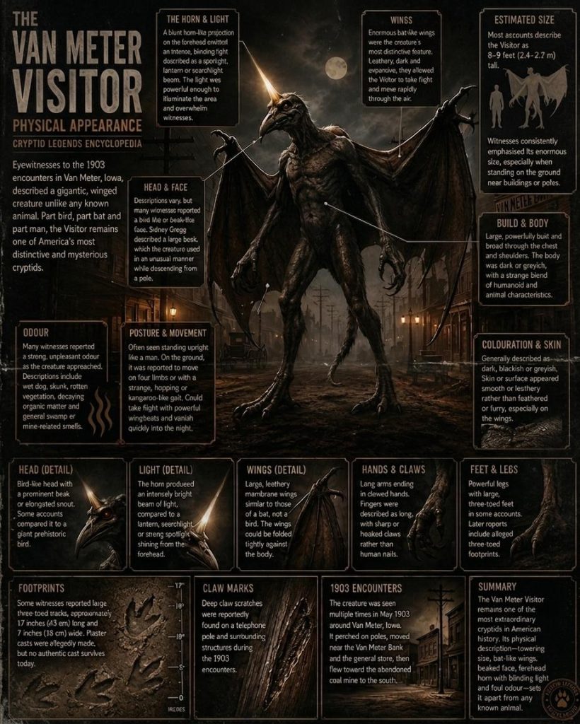 Van Meter Visitor Cryptid Physical Appearance Profile