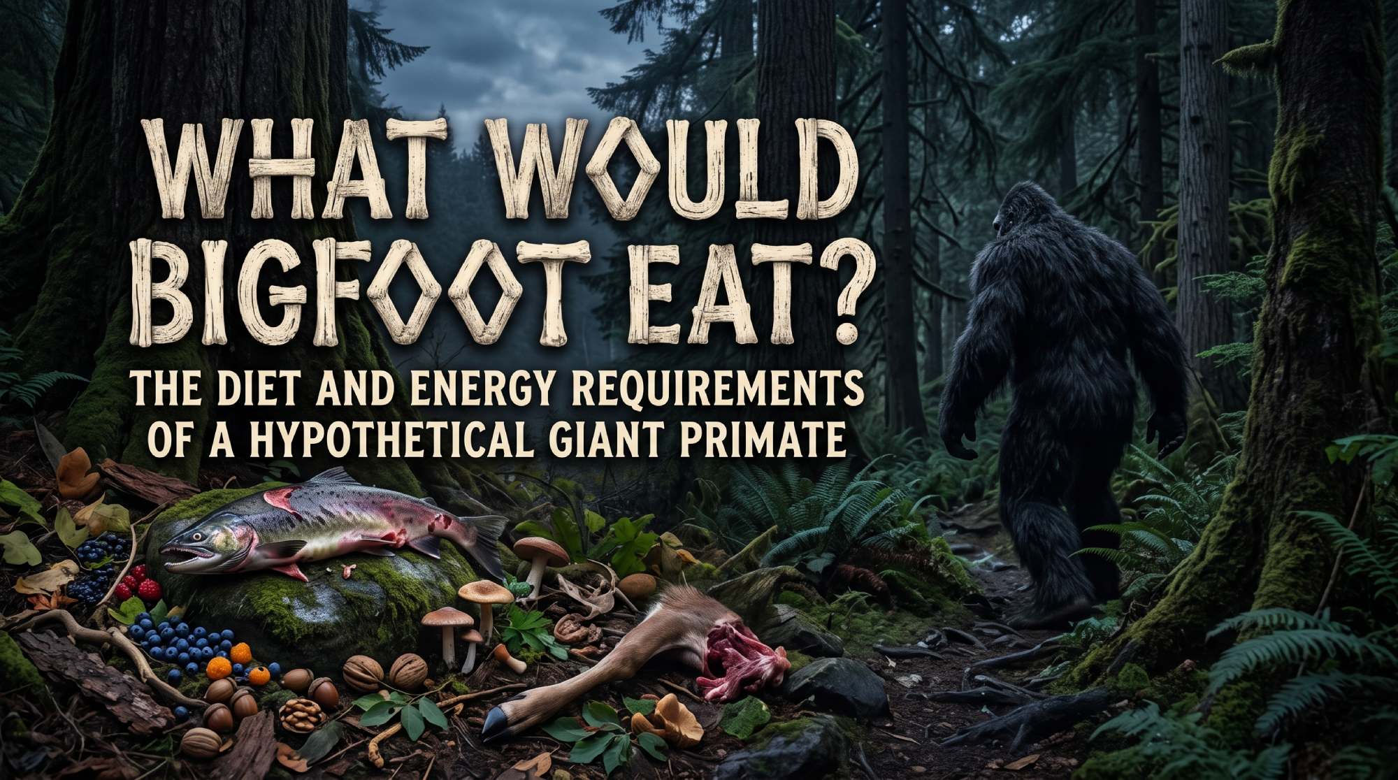 What Would Bigfoot Eat? The Diet and Energy Requirements of a Hypothetical Giant Primate