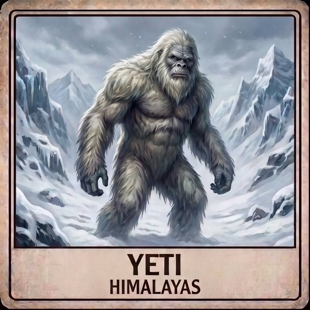 Yeti Cryptid Legends Encyclopedia Profile