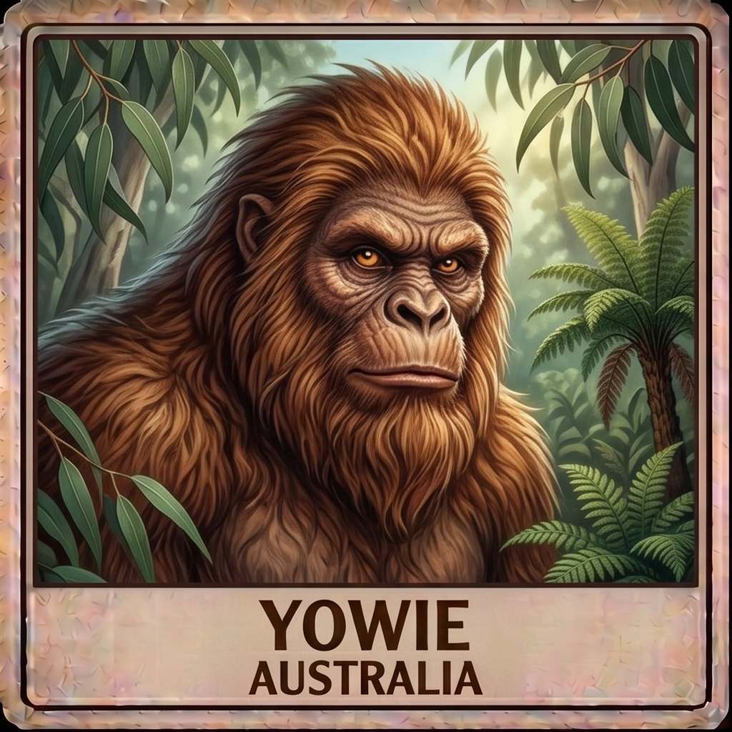 Yowie Australian Bigfoot Cryptid Encyclopedia Profile