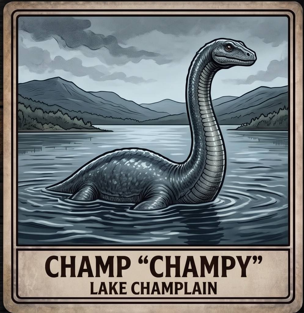 Champ "Champ" Lake Champlain Monster Cryptid Encyclopedia Profile
