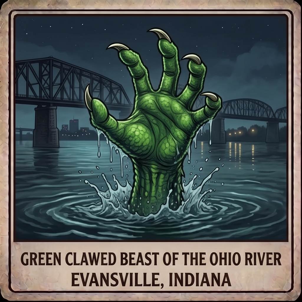 Green Clawed Beast Of The Ohio River Cryptid Encyclopedia Profile