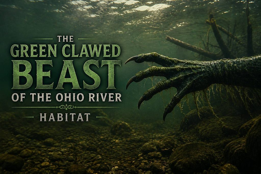 Green Clawed Beast Of The Ohio River Cryptid Habitat