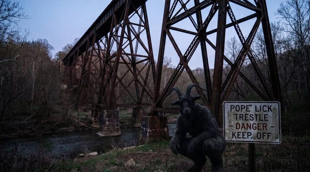 Pope Lick Monster Cryptid Kentucky Trestle Bridge Habitat