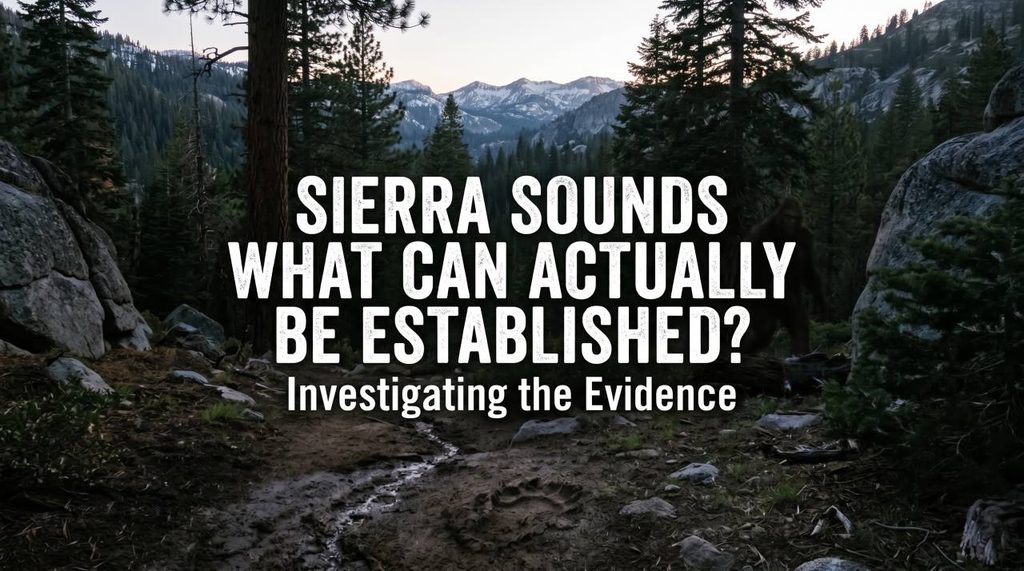 Sierra Sounds What Can Actually Be Established?