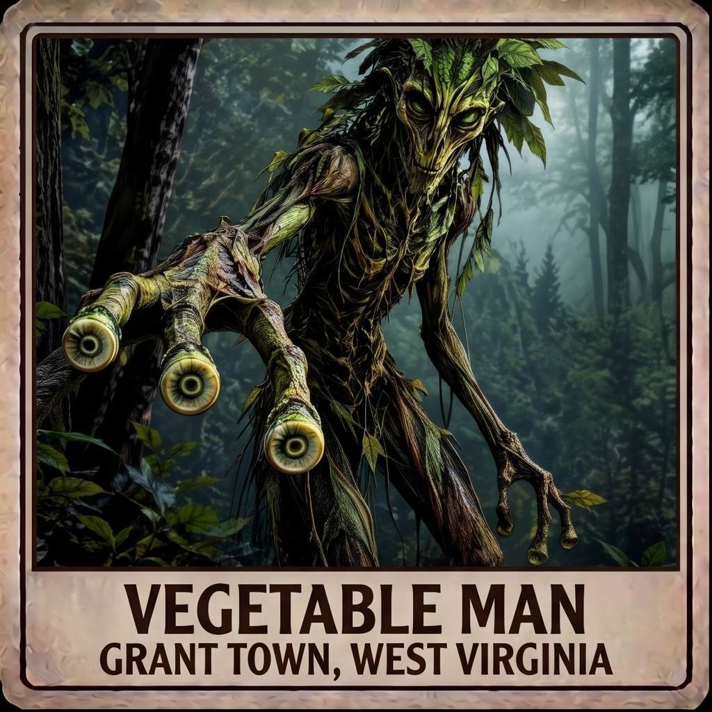 Vegetable Man Cryptid West Virginia Encyclopedia Profile