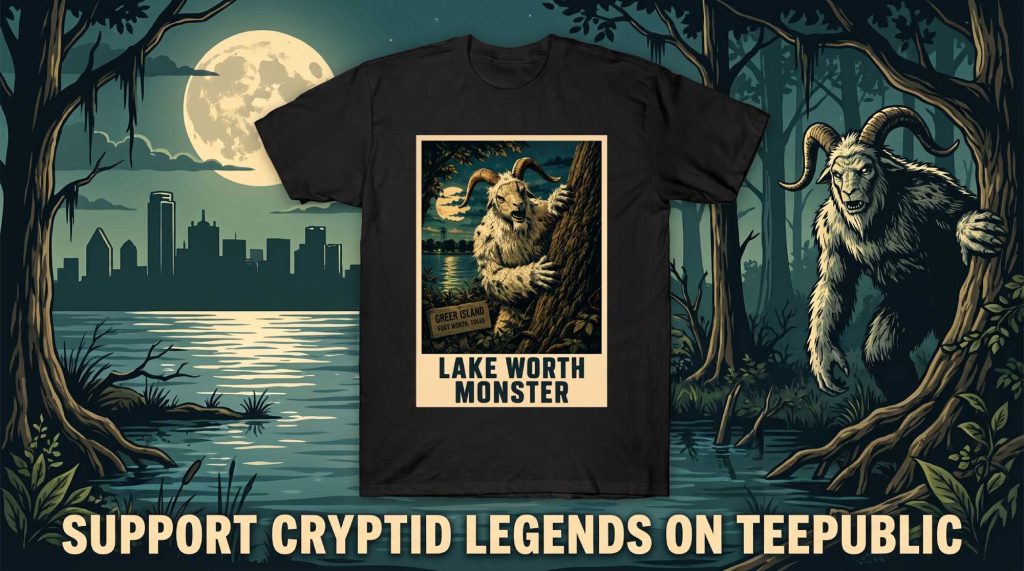 Lake Worth Monster Texas Cryptid Merchandise T-Shirt Teepublic